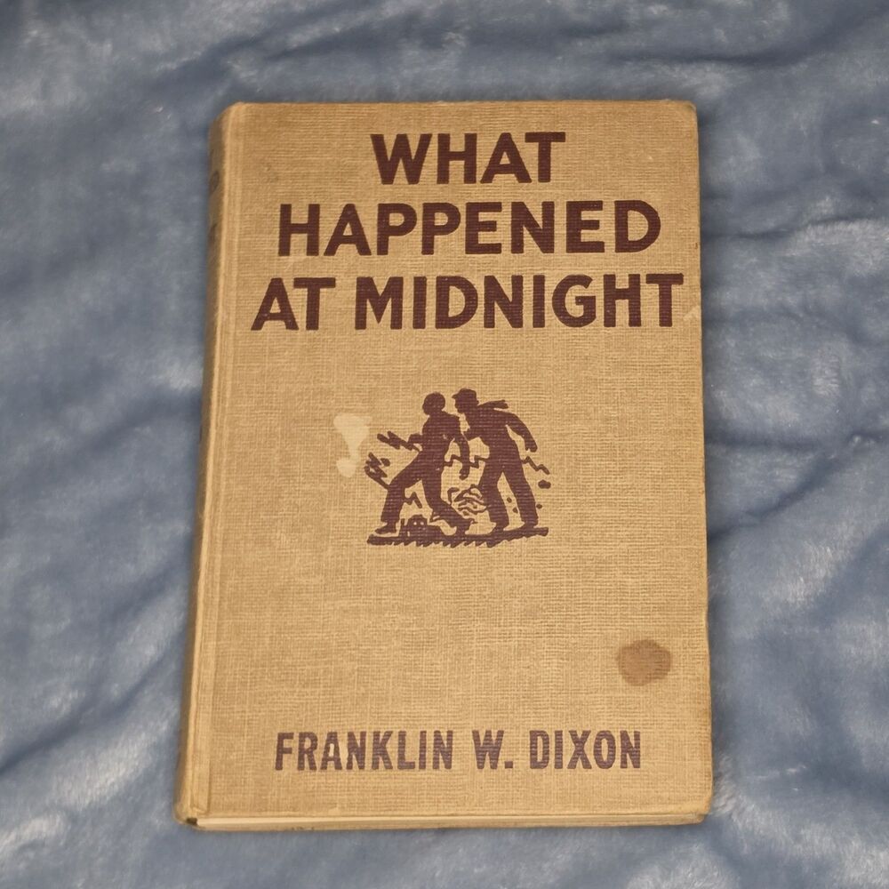 Vintage Hardy Boys #10 What Happened at Midnight Franklin W. Dixon G&D 1931